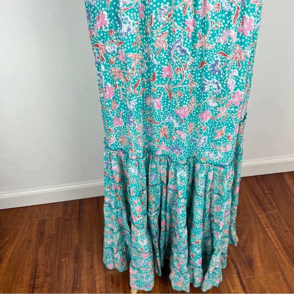 Poupette St. Barth Soledad Dress Size S Off The Shoulder Maxi - Picture 5 of 9